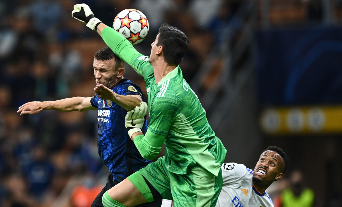 Perisic Courtois Inter Real Madrid