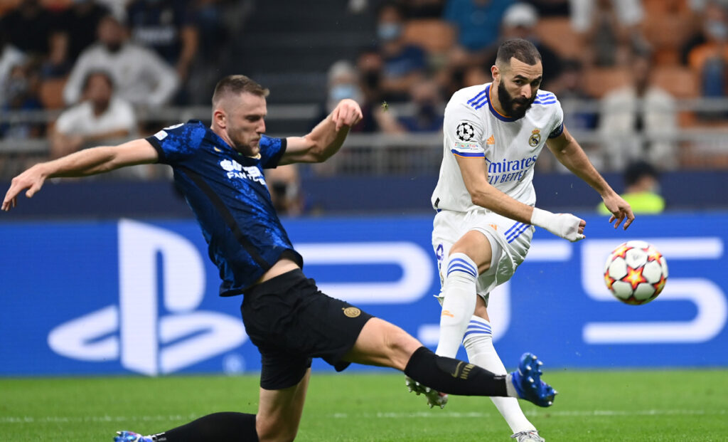 Skriniar Benzema Inter Real Madrid