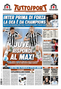 tuttosport prima pagina 22 settembre 2021