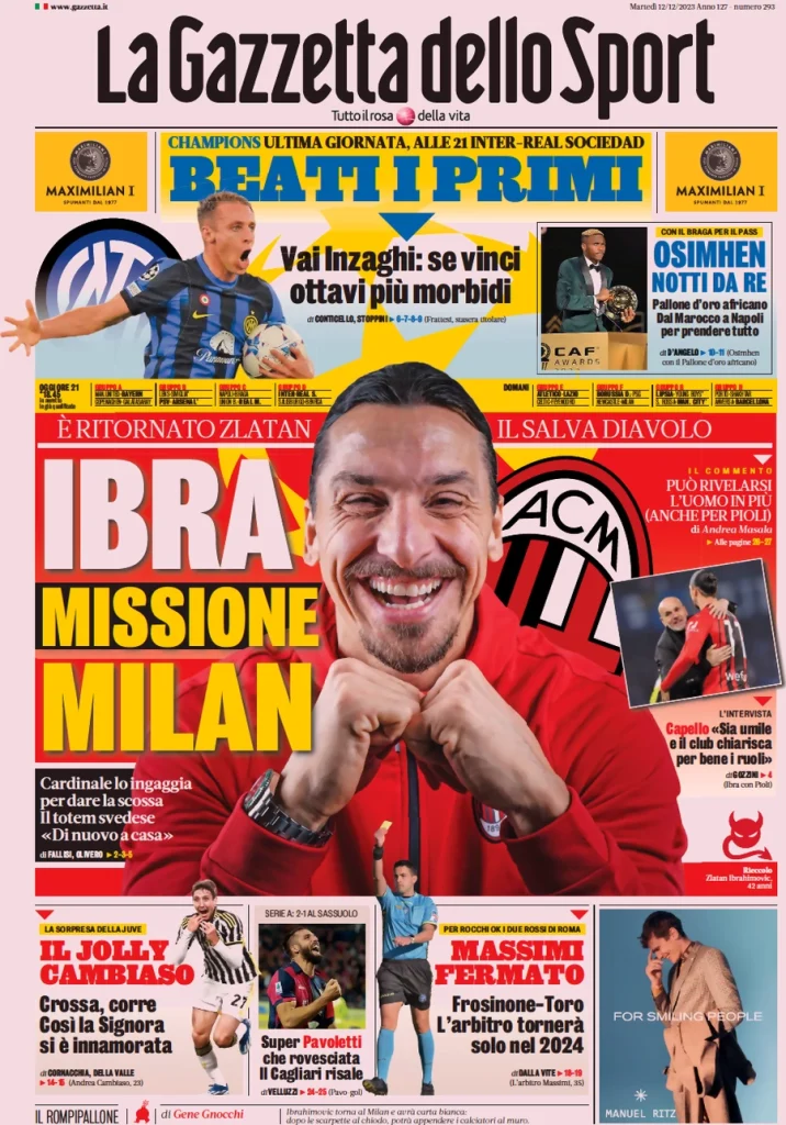 la gazzetta dello sport 035306230