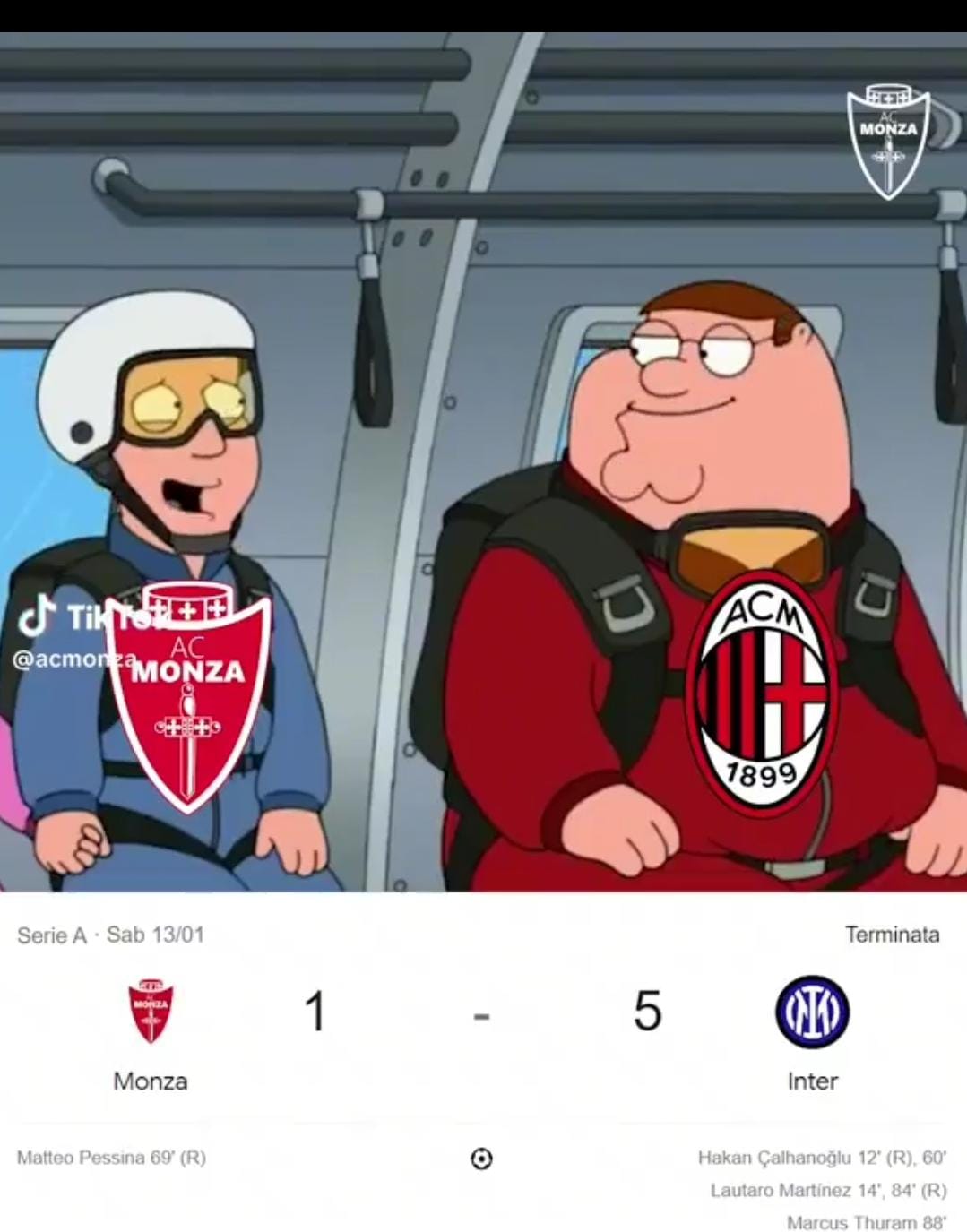 Monza Milan video Inter