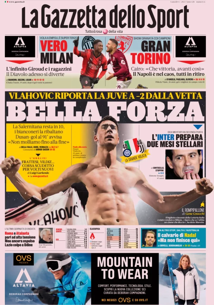 la gazzetta dello sport 050305640