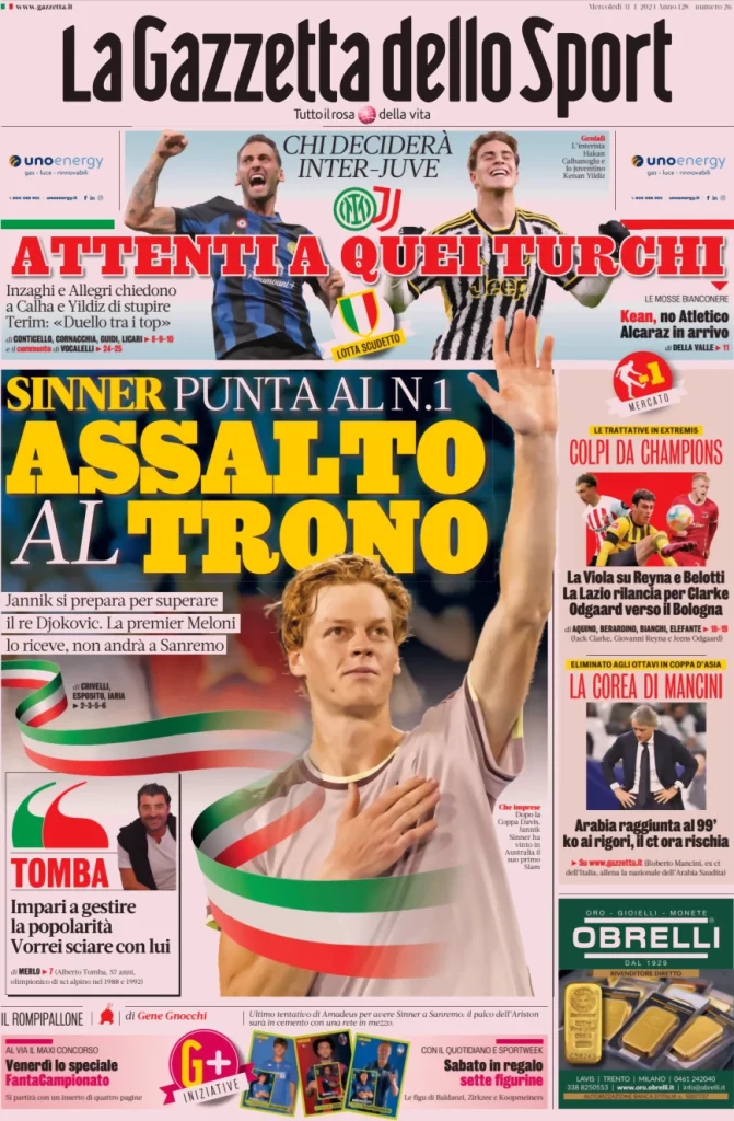 la gazzetta dello sport 050808060