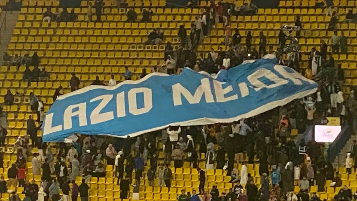 striscione lazio