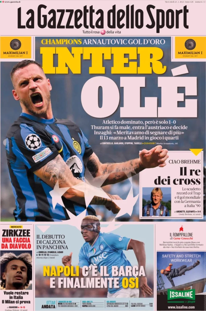 la gazzetta dello sport 050803471