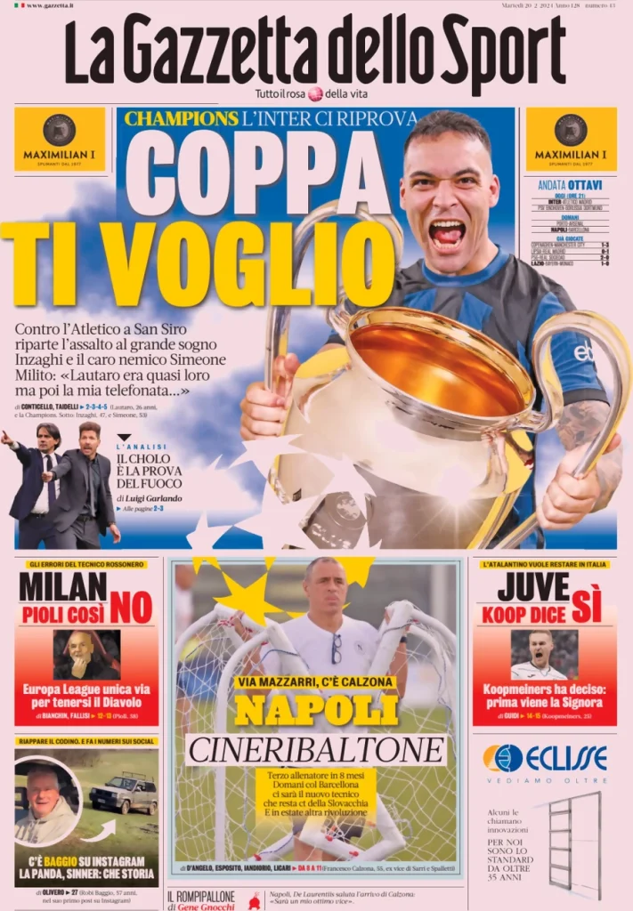 la gazzetta dello sport 050803625