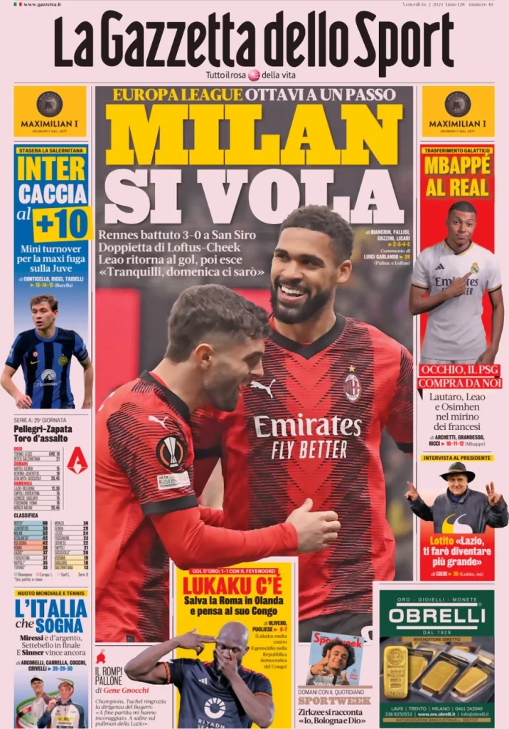 la gazzetta dello sport 053803364