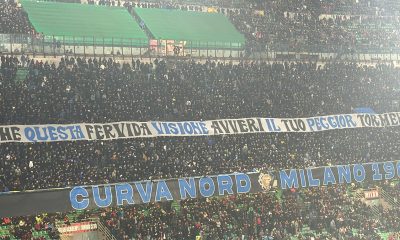 striscione Milan Inter