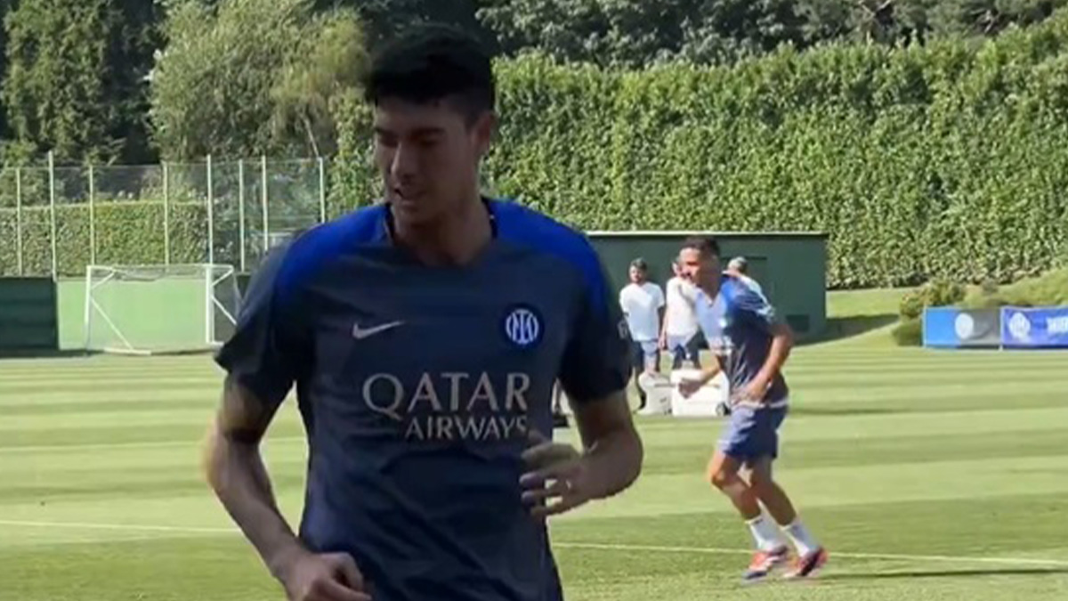 Bastoni allenamento Inter