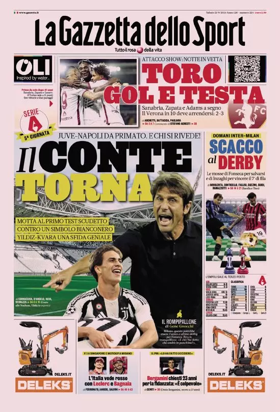 la gazzetta dello sport 010029214