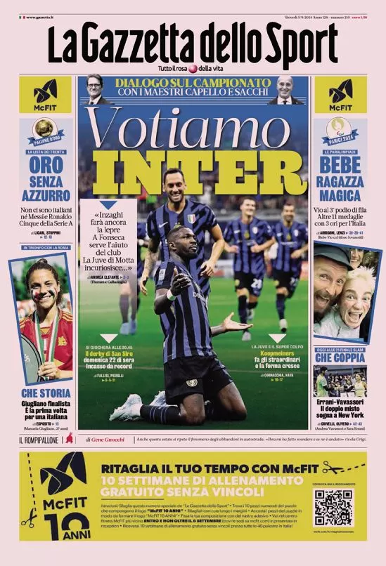 la gazzetta dello sport 010029949