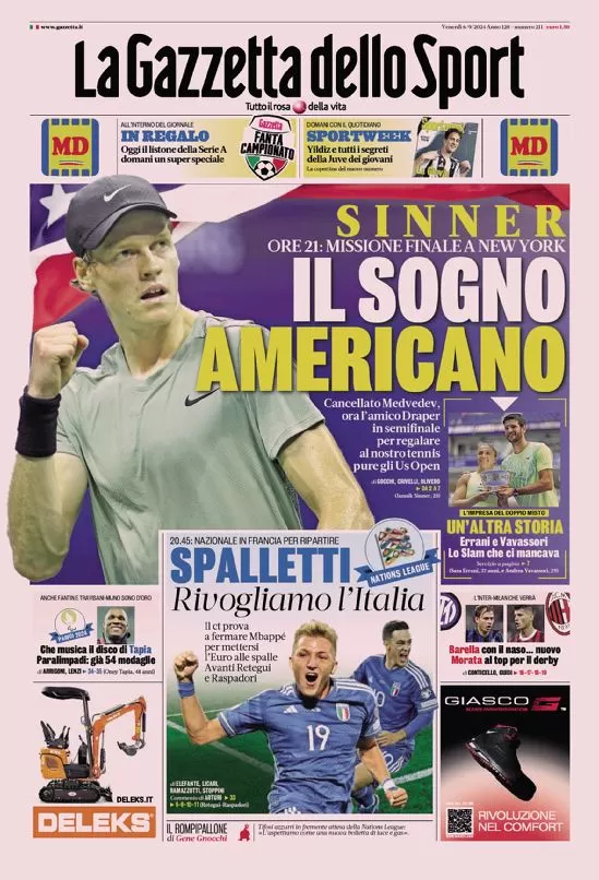 la gazzetta dello sport 010030666