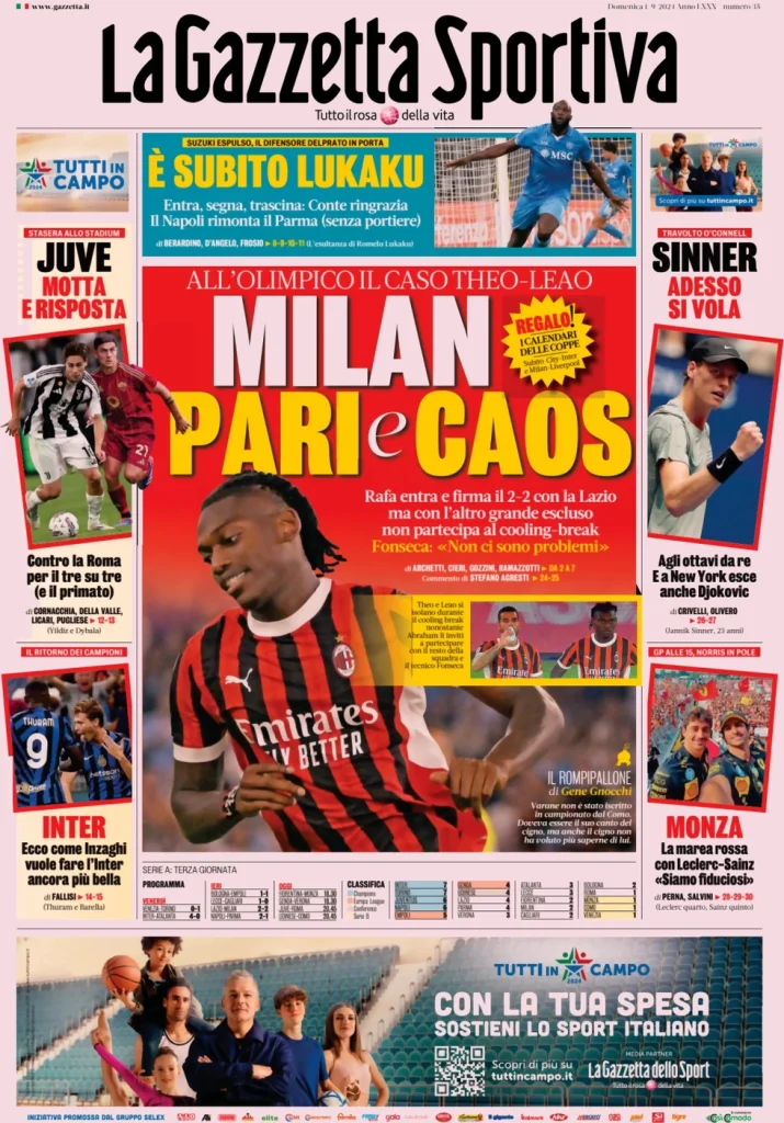 la gazzetta dello sport 050806226