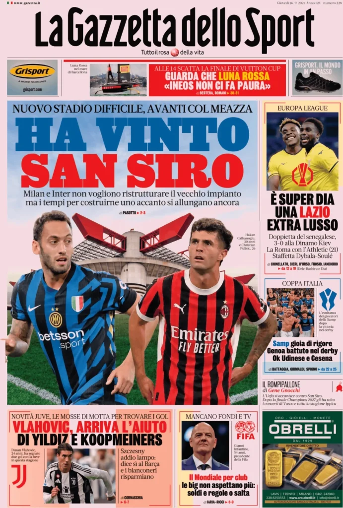 la gazzetta dello sport 050806680