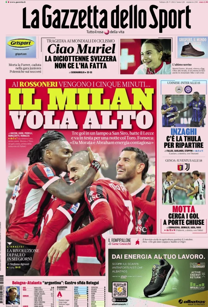 la gazzetta dello sport 055812107