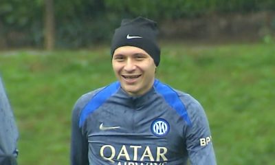 Barella allenamento