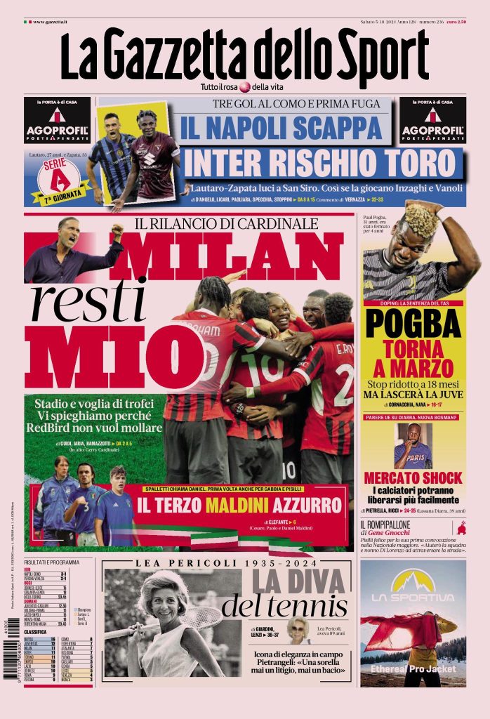 gazzetta dello sport 1