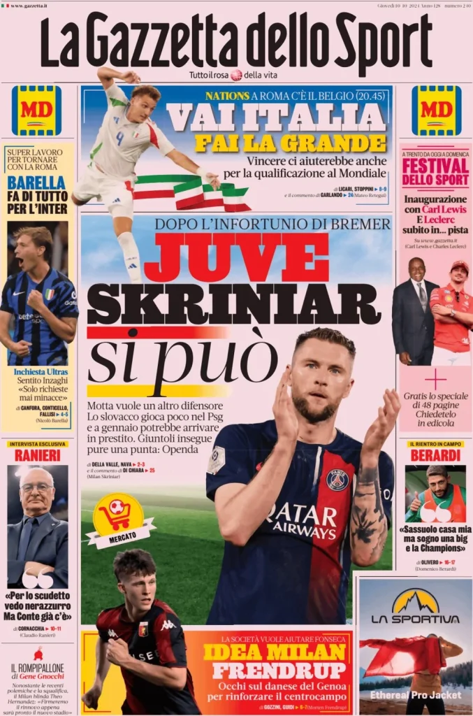 la gazzetta dello sport 050305710