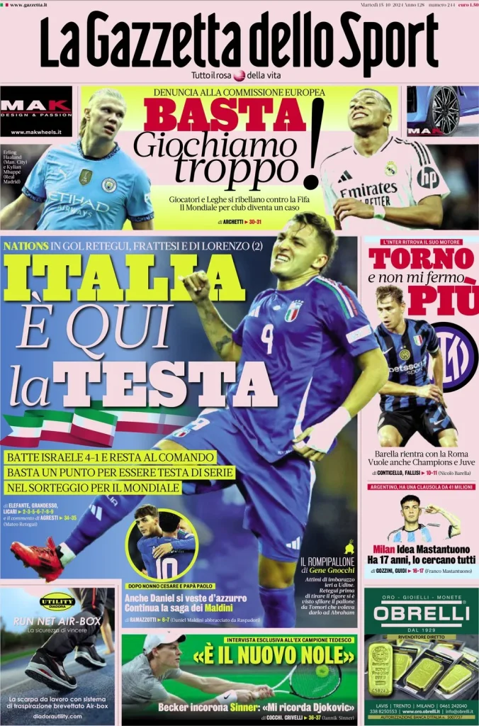 la gazzetta dello sport 075843137